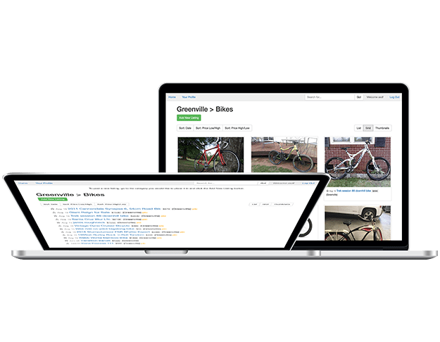 Craigslist Clone — Django REST API web application screenshot